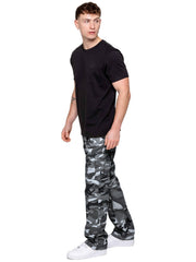 Kruze | Mens Cargo Camo Trousers